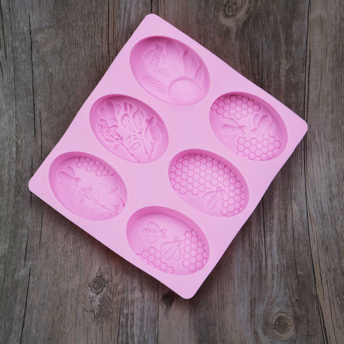 Honey Bee Soap Mold DIY Cake Chocolate Candy Sugar Cookie Ice Mold Baking Tool Baking Mold