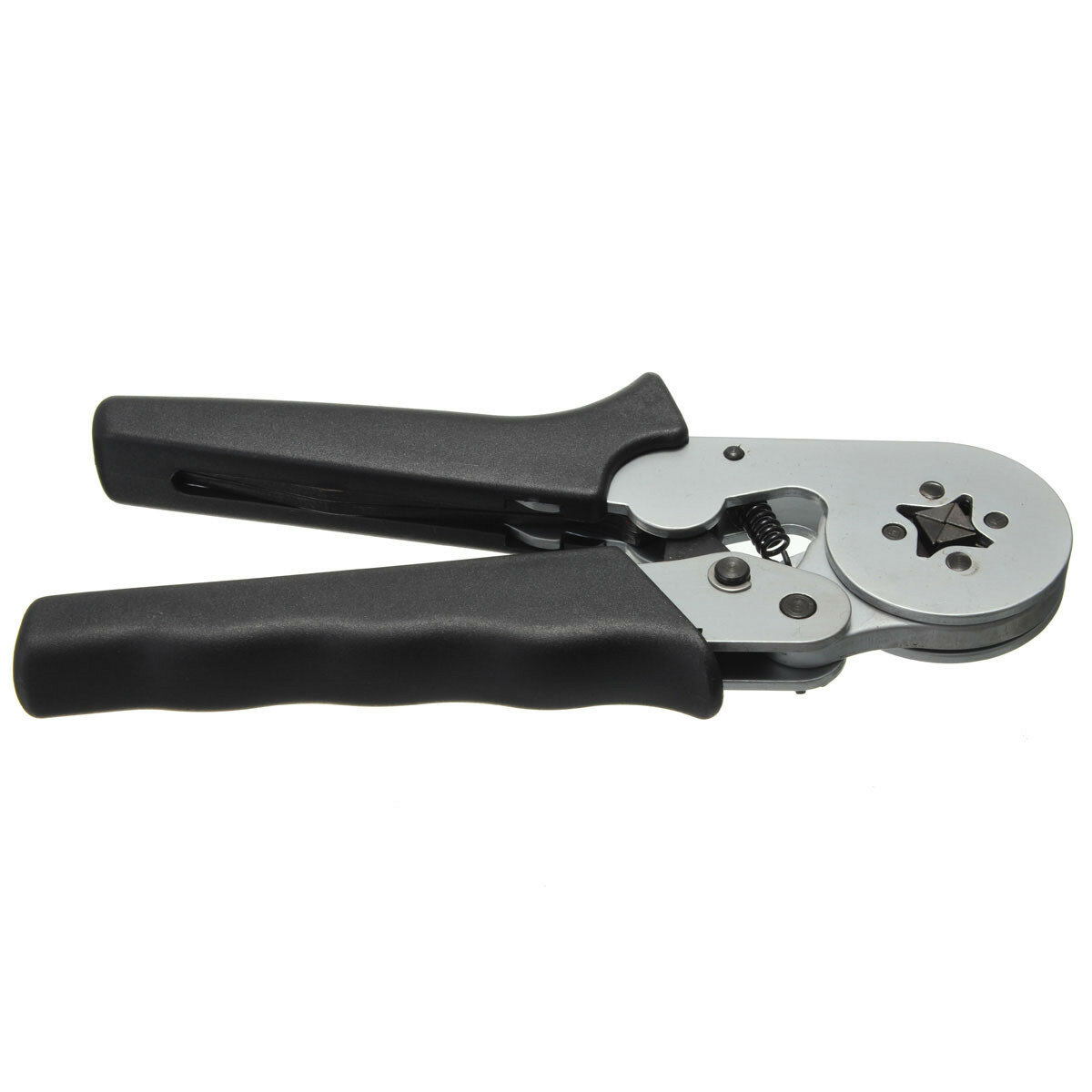 Self-Adjustable Terminal Crimping Tool with 0.08-6.0mm² Range Ergonomic Nylon Handle Uniform Pressure Crimp Ideal for Insul