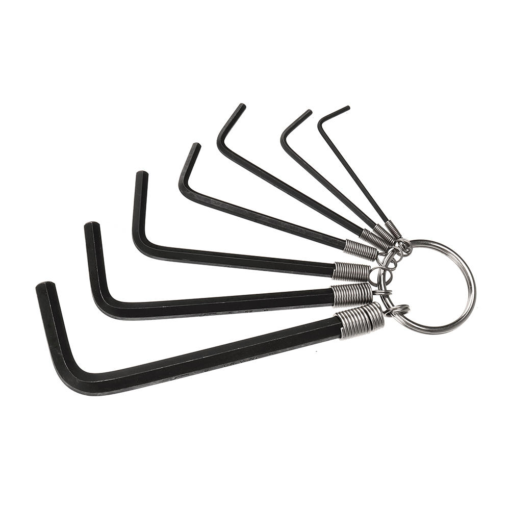 JETECH Hex Key Wrench 7Pcs Hex Key Set On A Ring COD