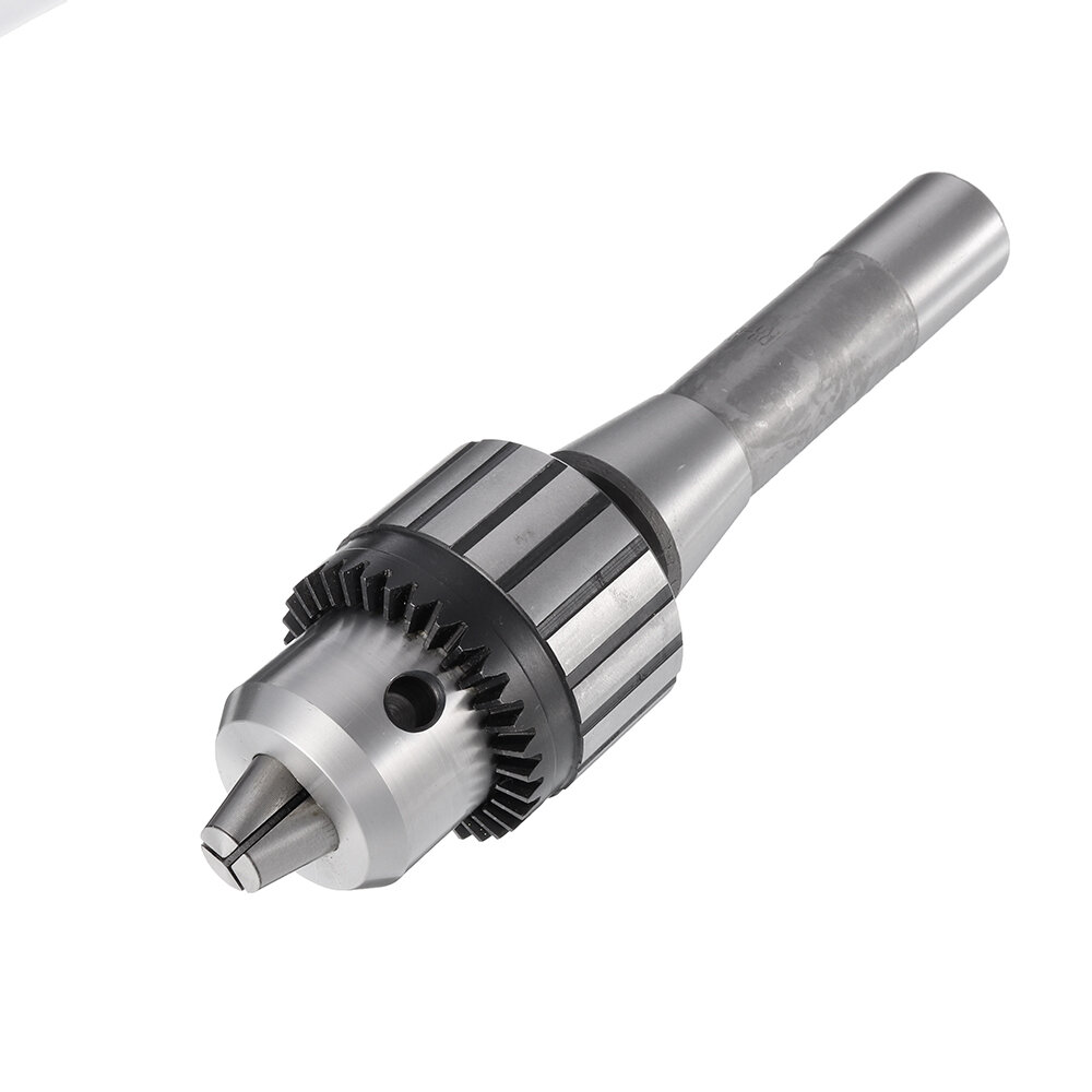 R8 B16 Heavy Duty Lathe Drill Chuck 13mm Capacity with R8 Shank Precision Integrated with Key Whrench