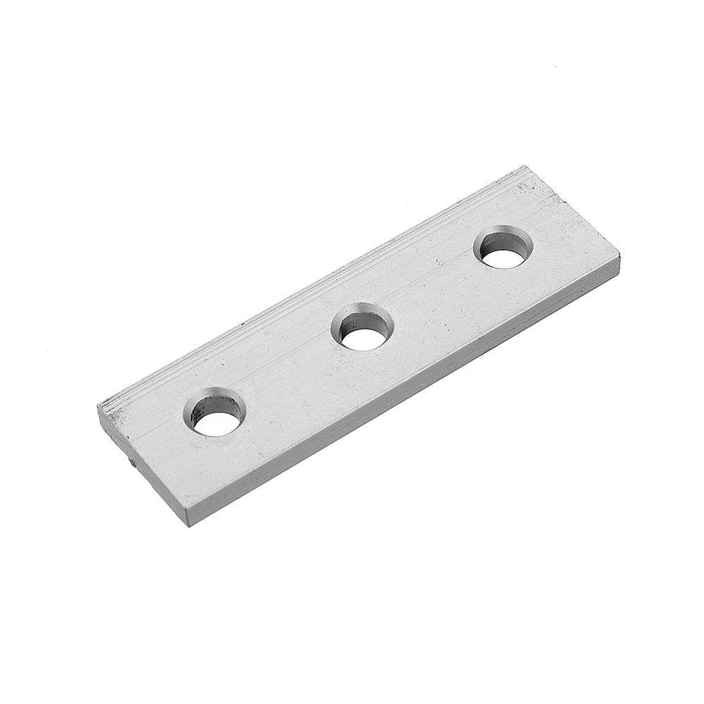 Machifit Aluminum Alloy 3 Hole Joining Strip Plate for CNC Router 2020 V-Slot T-Slot Aluminum Extrusions Profiles