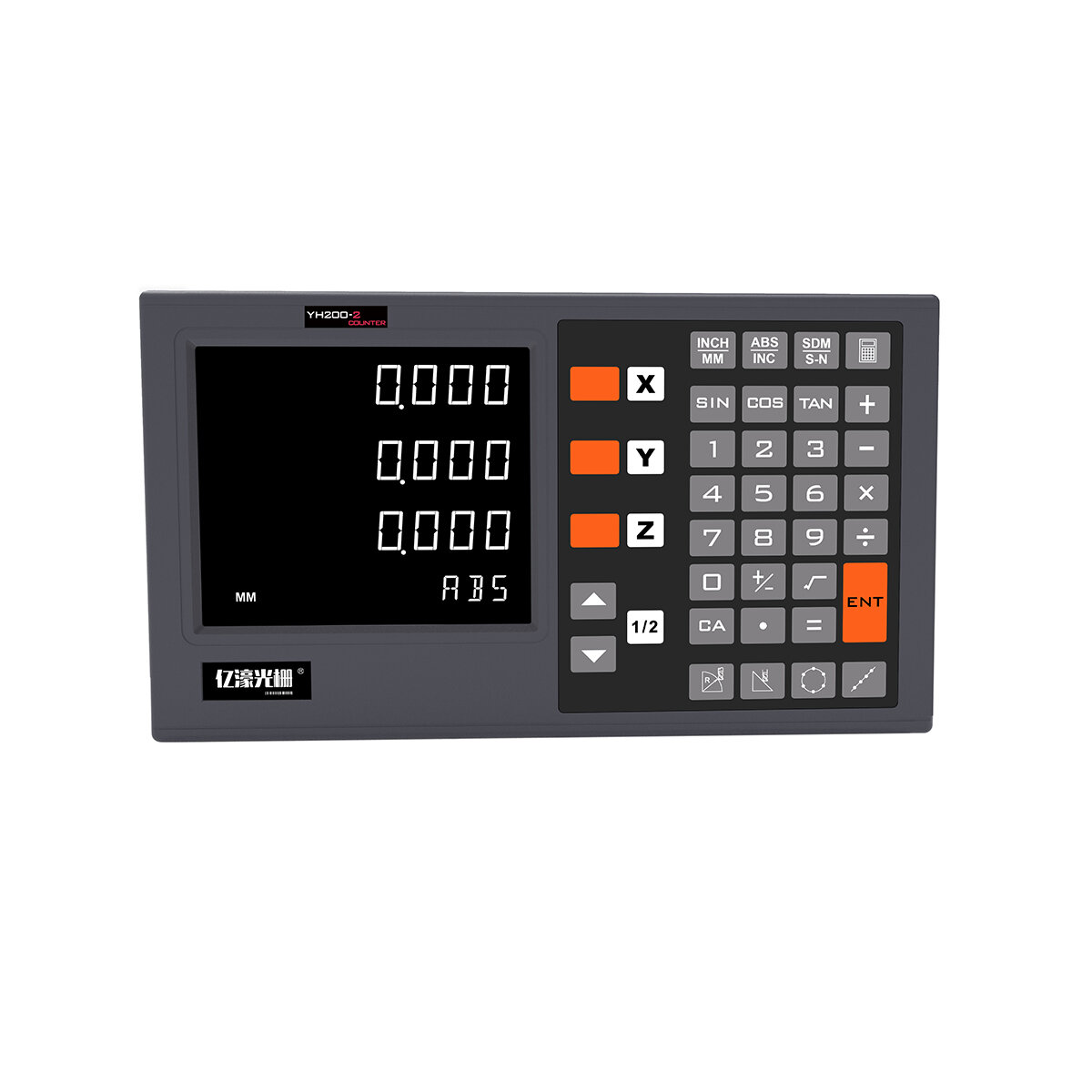 YIHAOGD YH LCD 2/3 Axis Grating CNC Milling Digital Readout Display DRO / KA300 5μm TTL 70-970mm Electronic Linear Scale Enco