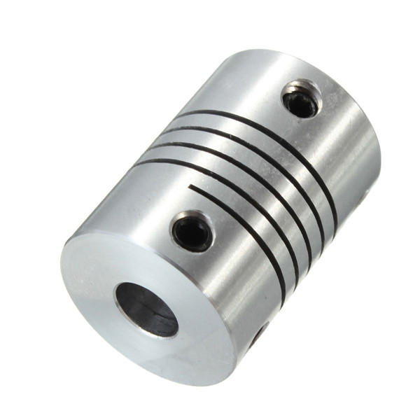 Flexible Shaft Coupling OD18mmx25mm CNC Stepper Motor Coupler Connector 6.35 To 8mm