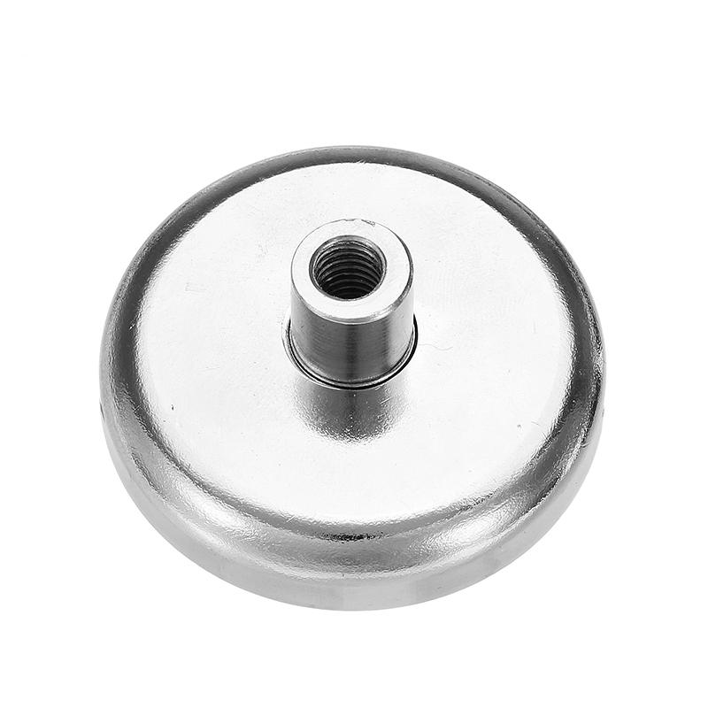 Effetool 42mm 68kg Neodymium Recovery Magnet Metal Detector Eyebolt Circular Ring Magnet