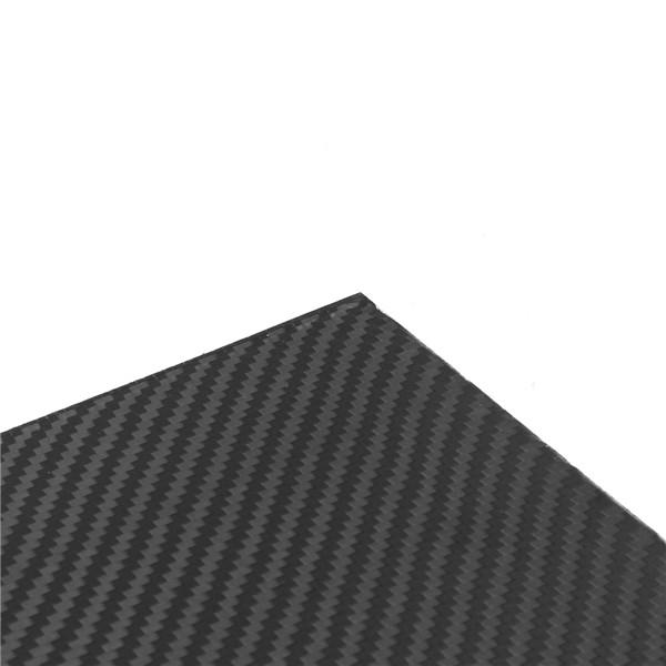 420x250x0.4mm Carbon Fiber Plate Black 3K Twill Matte Panel Sheet Board COD