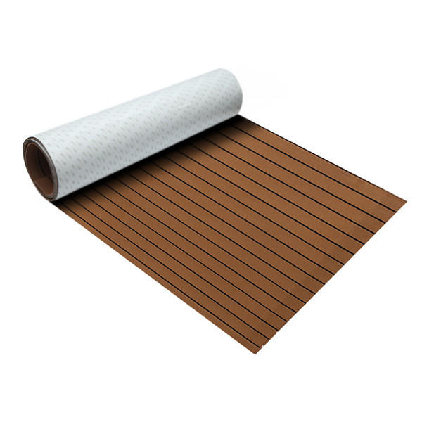 2000x900x6mm EVA Foam Faux Teak Sheet Boat Yacht Synthetic Teak Decking COD