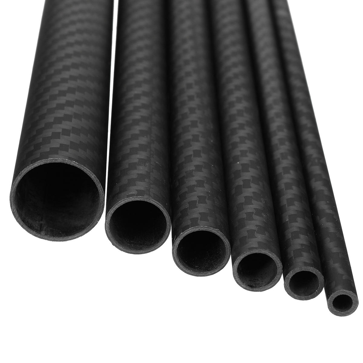 Dia 8-32mm Wall 1mm 3K Carbon Fiber Tube Pipe Glossy Wrapped for RC Air Model