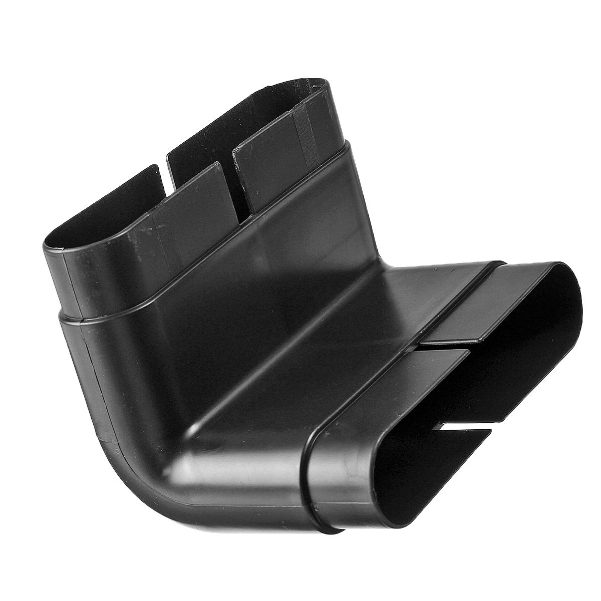 PVC Ventilation System Environmental Protection 90° Bent PVC Tube Connector 132x30mm