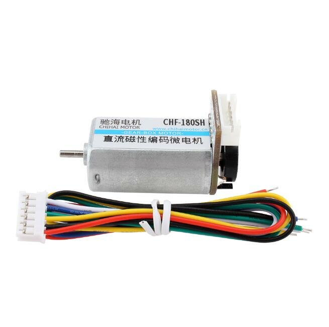 Chihai Motor CHF-FK180SH DC 6V 7800RPM High Speed Motor Micro DC 180 Motor High Speed With Encoder