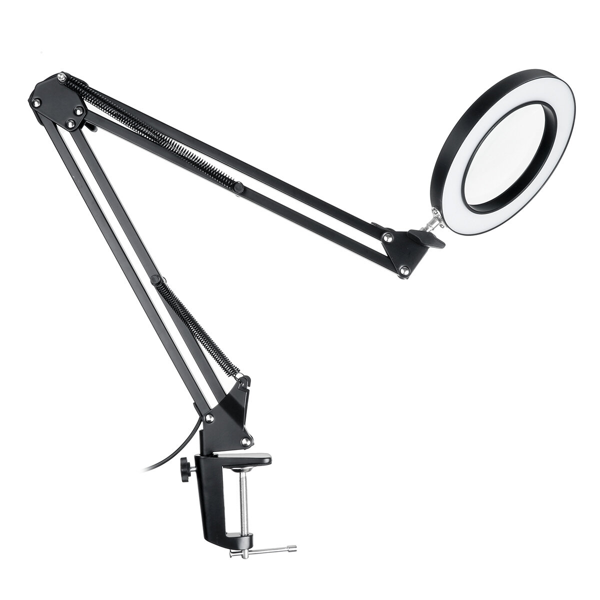 5X Magnifying Lamp Clamp Mount LED Magnifier Lamp Manicure Tattoo Beauty Light CO