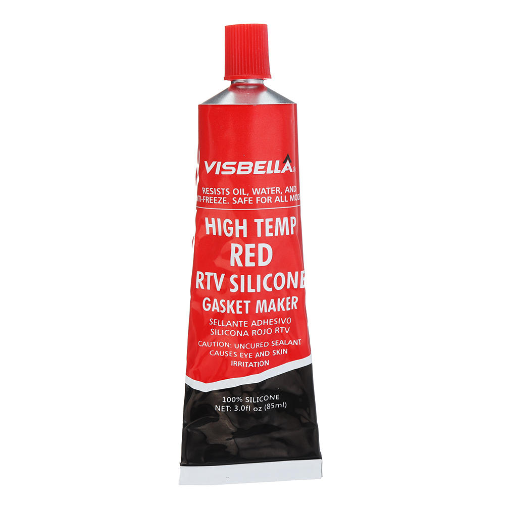 VISBELLA 85g High Temperature Silicone Sealant Rubber Moisture Proof Glue for Car Engine