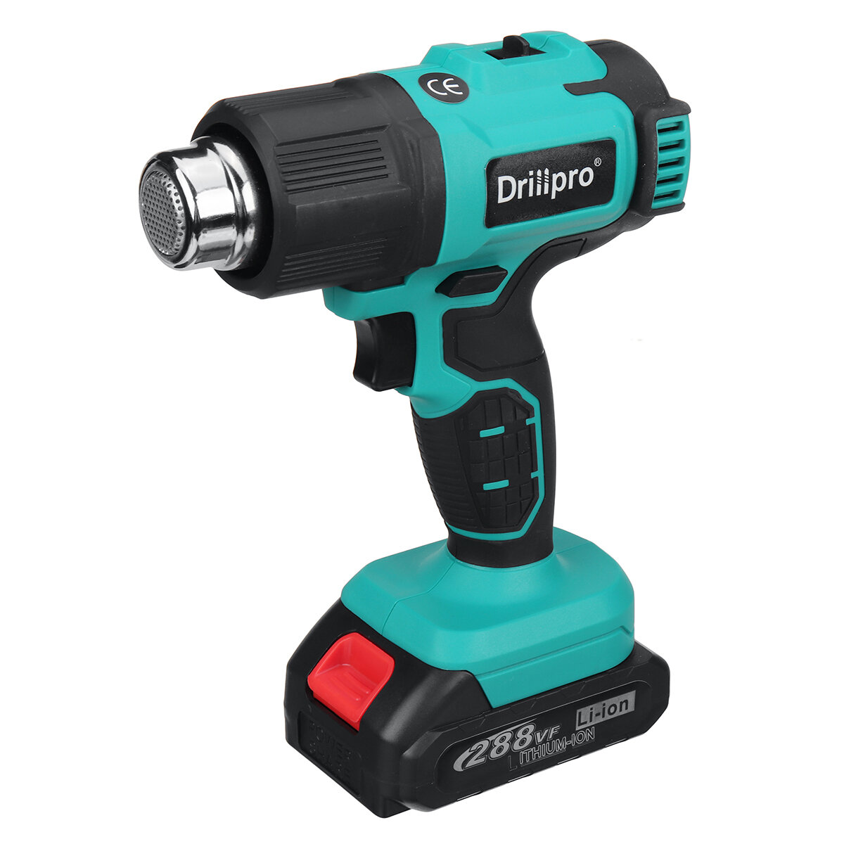 Drillpro 1500mAh 200W AU/US/EU Plug Eletric Hot Air Gun For Welding, Welding Pvc, Molding, Drying, Hot Loading, Paint Stripping,