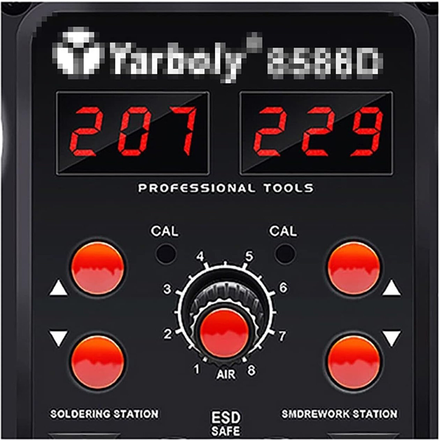 Yarboly 8586D LED Digital Soldering Station Hot Air Tool Rework Station 700W Power Intelligent Automatic Cooling ESD Design Sold