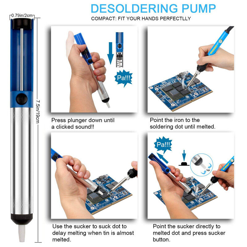 Handskit 110V/220V 60W/90W Adjustable Temperature Soldering Iron Set For cutting, Welding, Repair Welding