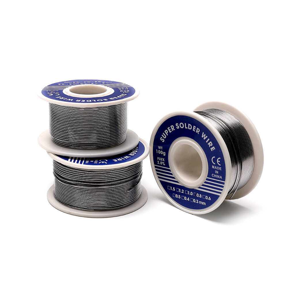 0.8mm 20g 50g 100g Super Soldering Tin Wire Tin Melt Rosin Core Solder Soldering Wire Roll No-clean FLUX 2.0% For Repair