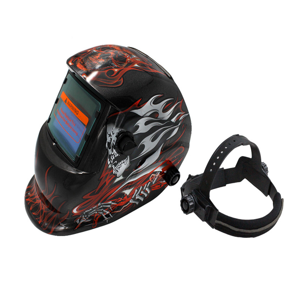 Oauee Welding Helmet Welder Mask Chameleon Large View True Color Solar Power Auto Darkening Welding Mask For Arc Weld Grind Cut