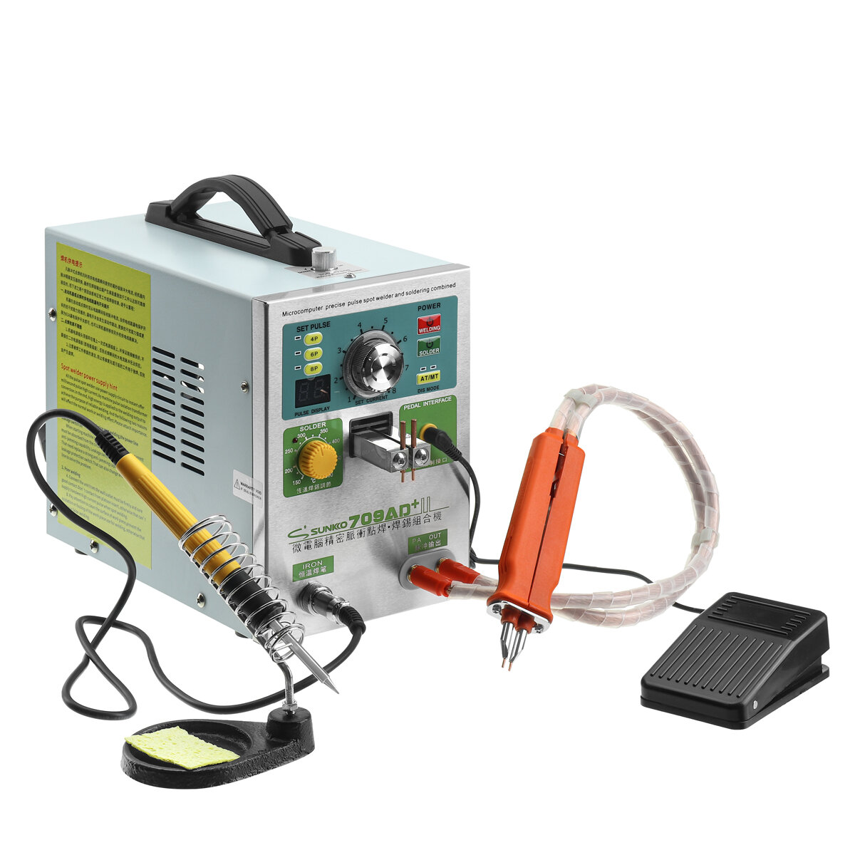 SUNKKO 709AD+ 220V 3.2KW Pulse Spot Welder Machine Battery Spot Soldering Machine