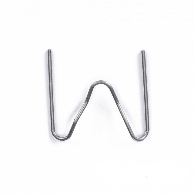 100Pcs 0.8mm Welding Nail Hot Stapler Plastic Repair Standard Pre Cut Wave Staples for Bumper Bodywork Repairs