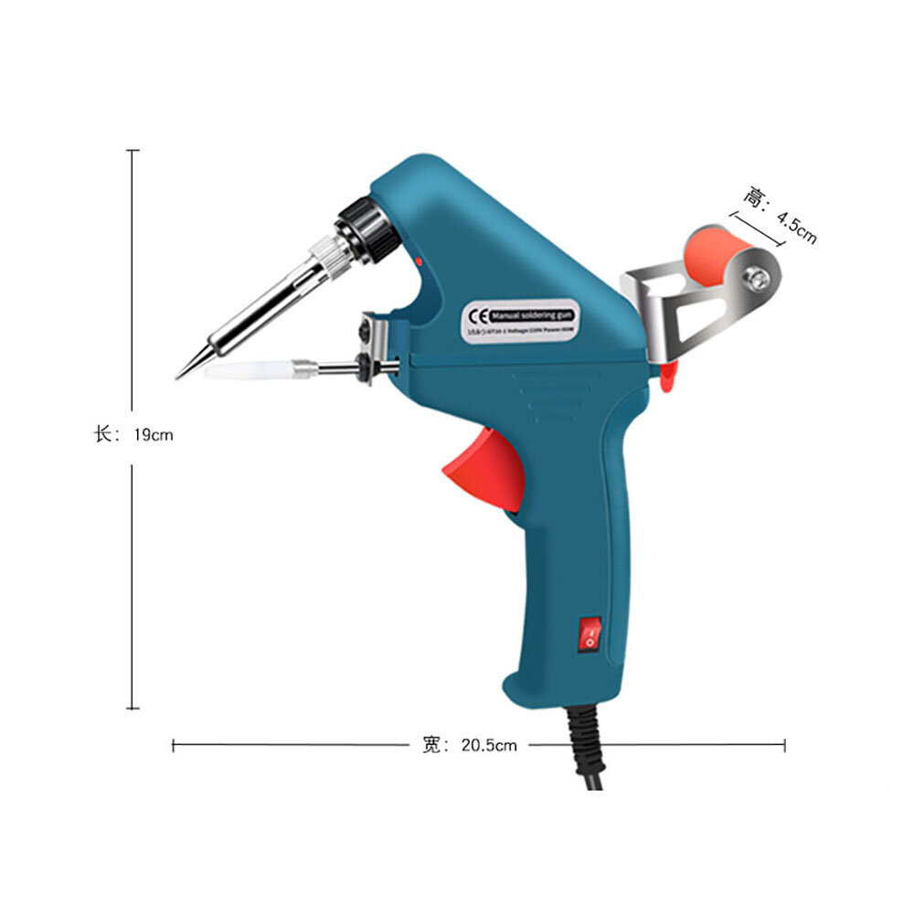 60W Electronic Welding Torch Kit Internal Heat Helping Hand Soldering Iron Set Automatic Tin Feeding Machine Power Repair Tools