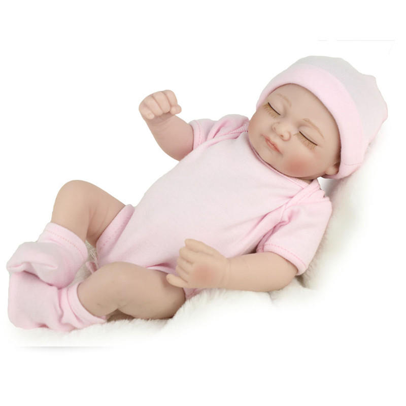 DOLL Reborn Silicone Handmade Lifelike Girl Baby Doll Realistic Newborn Toy COD