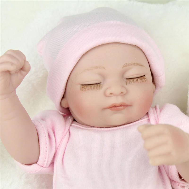 DOLL Reborn Silicone Handmade Lifelike Girl Baby Doll Realistic Newborn Toy COD