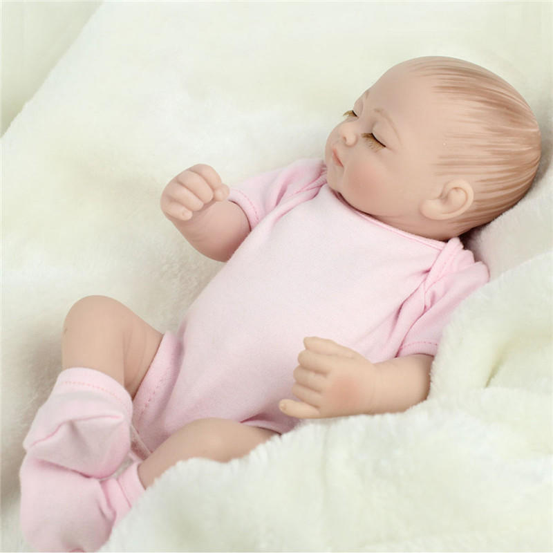 DOLL Reborn Silicone Handmade Lifelike Girl Baby Doll Realistic Newborn Toy COD