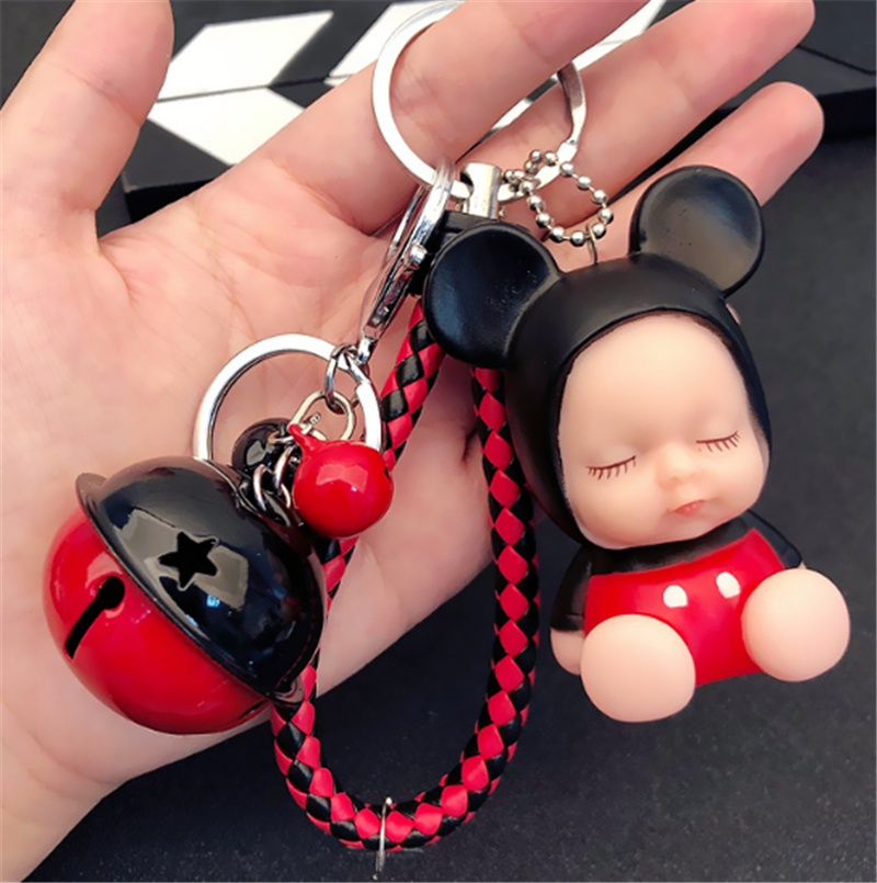 Cartoon Sleeping Cute Doll Keychain Kids Toys