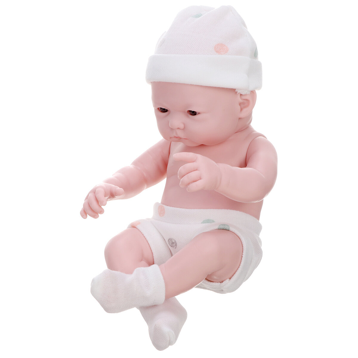 9.5inch Baby Doll Real Life Soft Silicone Doll Baby Girl Realistic Handmade Baby Doll Toy