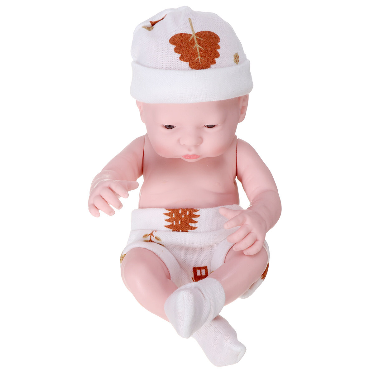 9.5inch Baby Doll Real Life Soft Silicone Doll Baby Girl Realistic Handmade Baby Doll Toy