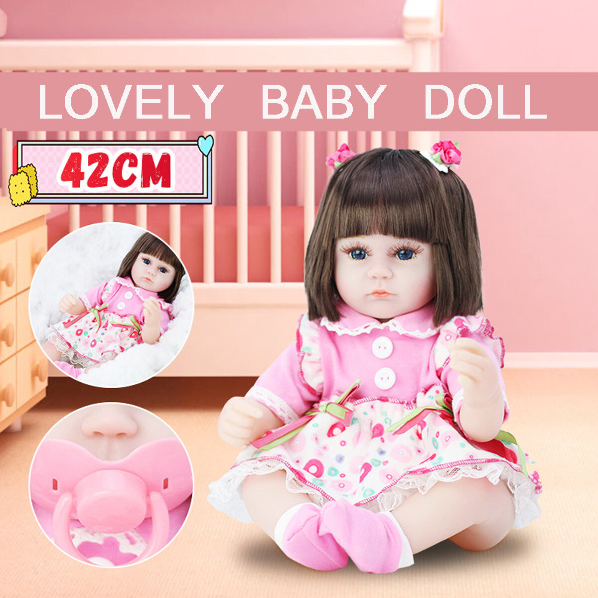 42cm Doll Imitation Baby Doll Toys COD