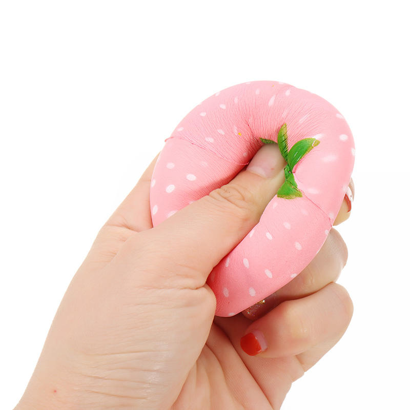 Squishyfun Strawberry Squishy Slow Rising 8CM Squeeze Toy Original Packaging Collection Gift