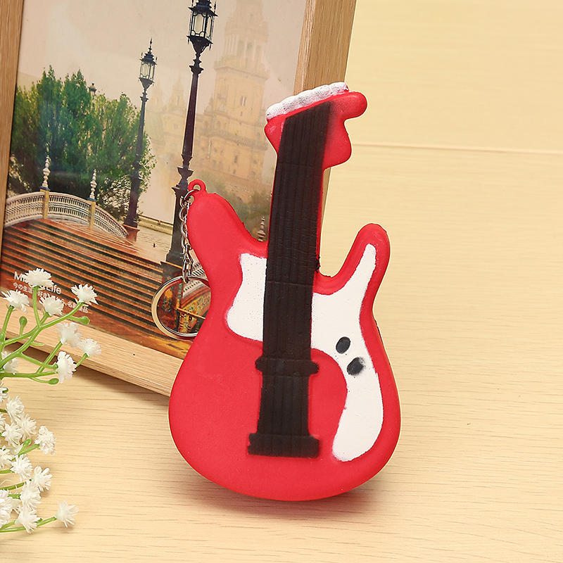 Squishy Guitar 13.5cm Slow Rising Soft Cute Collection Gift Decor Toy COD