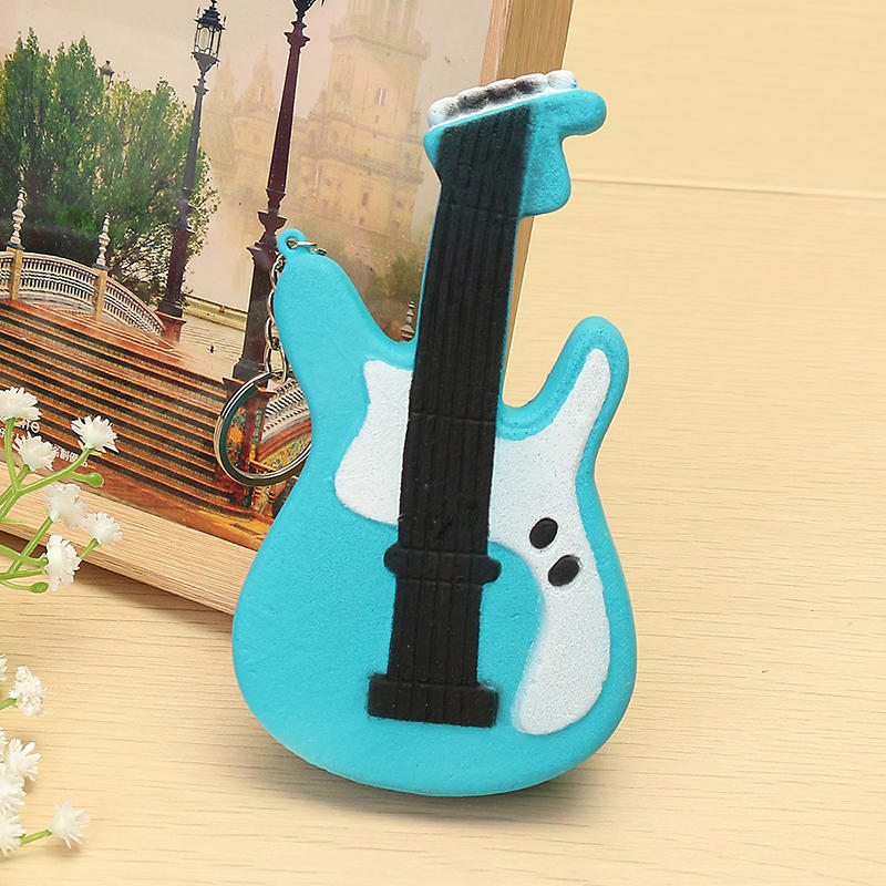 Squishy Guitar 13.5cm Slow Rising Soft Cute Collection Gift Decor Toy COD