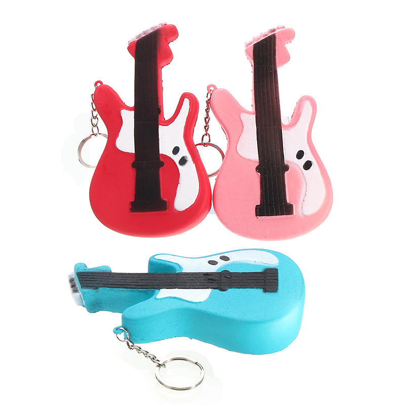 Squishy Guitar 13.5cm Slow Rising Soft Cute Collection Gift Decor Toy COD