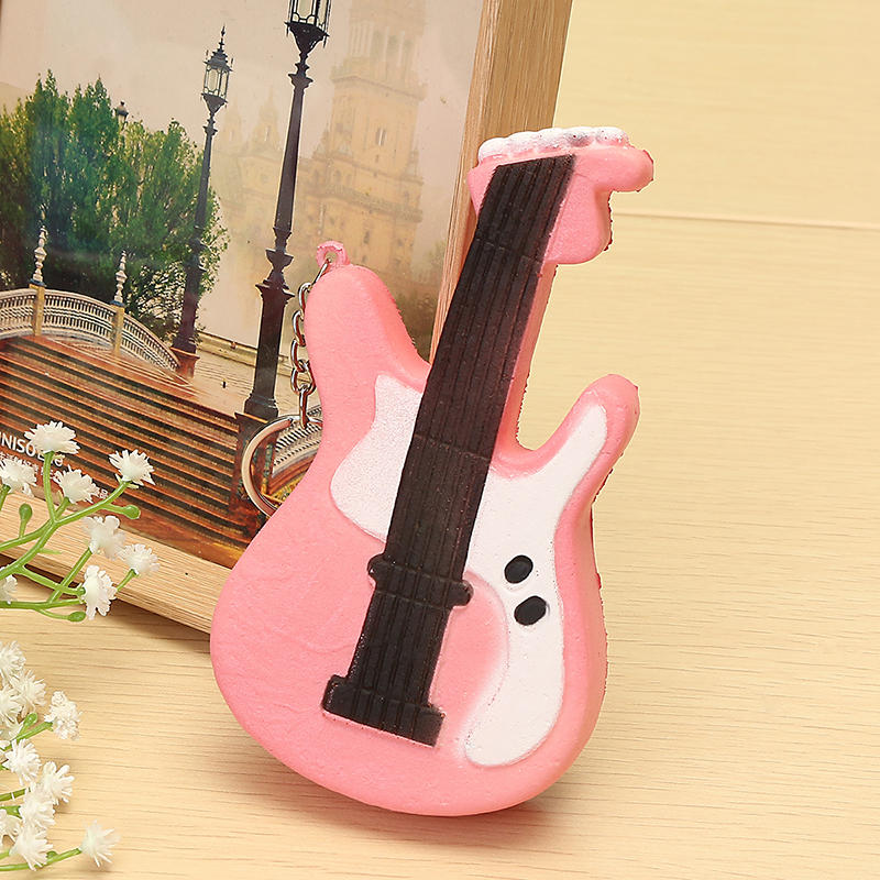 Squishy Guitar 13.5cm Slow Rising Soft Cute Collection Gift Decor Toy COD