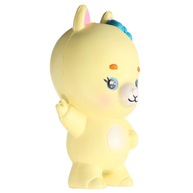 Squishy Yellow Goat Jumbo 10cm Slow Rising With Packaging Animals Collection Gift Decor Toy