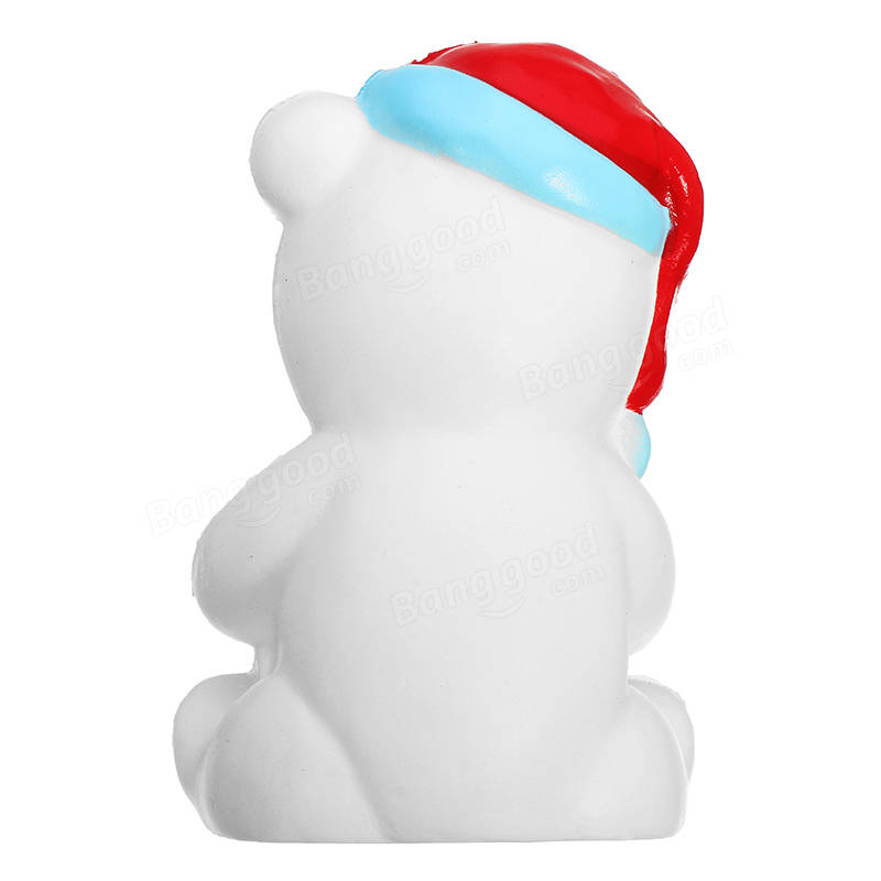 Squishy Christmas Bear 11cm Gift Sweet Soft Slow Rising Collection Decor Toy COD