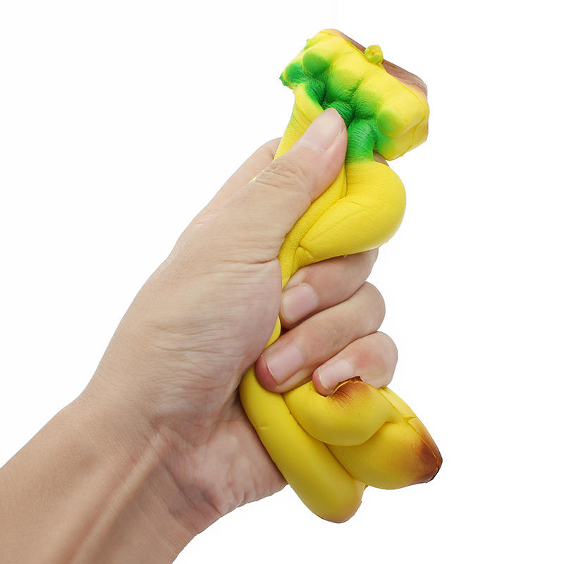 YunXin Squishy Banana Jumbo 20cm Soft Sweet Slow Rising With Packaging Fruit Collection Gift Decor