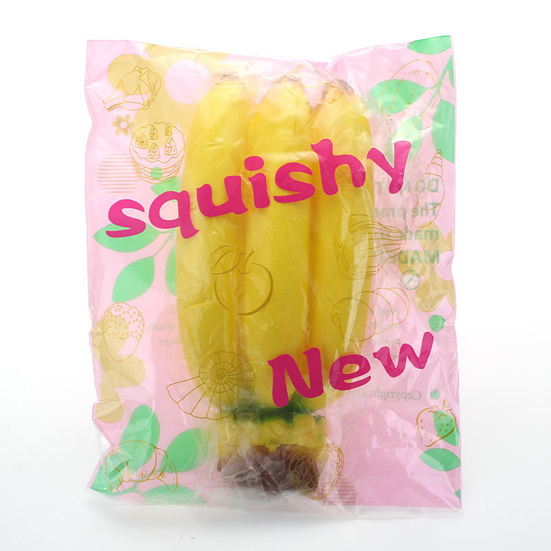 YunXin Squishy Banana Jumbo 20cm Soft Sweet Slow Rising With Packaging Fruit Collection Gift Decor