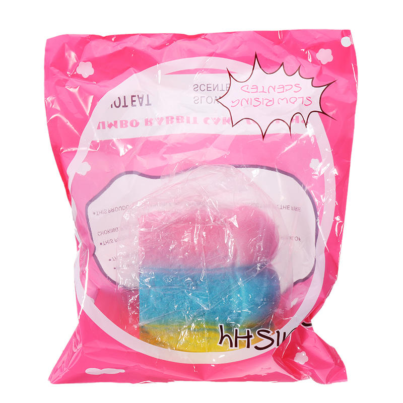 YunXin Squishy Rainbow Toast Loaf Bread 10cm Slow Rising With Packaging Collection Gift Decor Toy