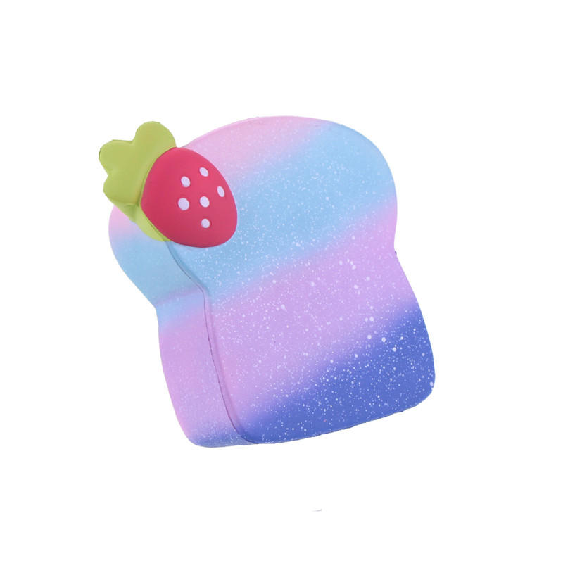 Vlampo Squishy Marshmallow Toast Bread 10*12*4cm Slow Rising With Packaging Collection Gift Soft Toy