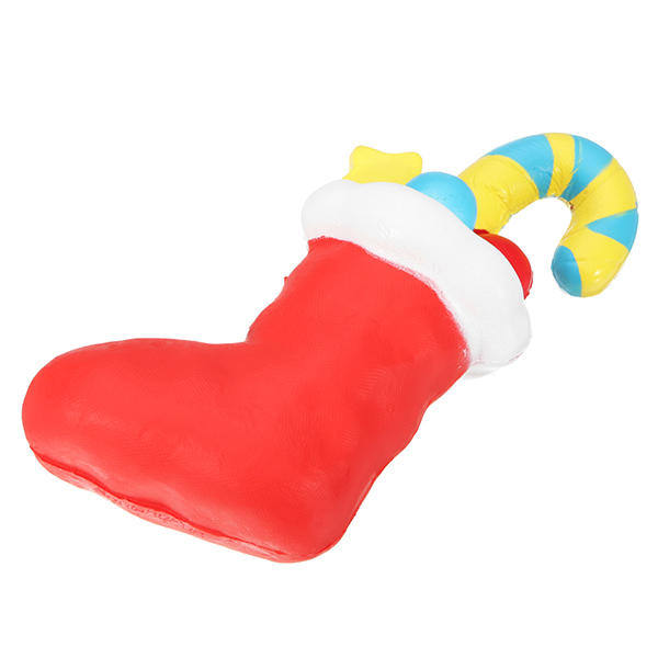 Squishy Christmas Sock Slow Rising Soft Toy Kids Gift Decor COD