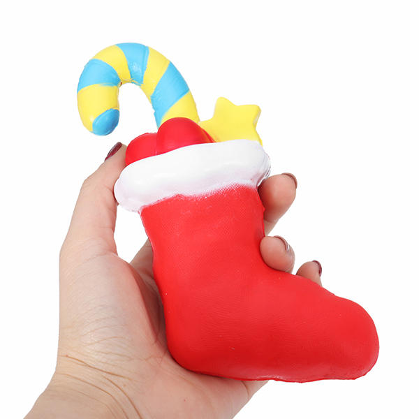 Squishy Christmas Sock Slow Rising Soft Toy Kids Gift Decor COD