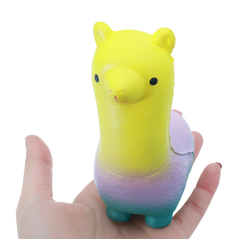 Jumbo Squishy Colored Alpaca Candy 12CM Soft Slow Rising Stretchy Squeeze Kid Toys