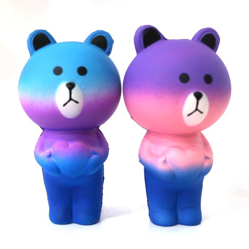 Star Bear Squishy 12cm Slow Rising Soft Animal Collection Gift Decor Toy COD