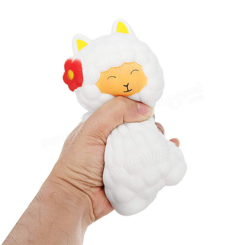 Jumbo Sheep 17cm Squishy Alpaca Super Slow Rising Cream Scented Fun Toys COD