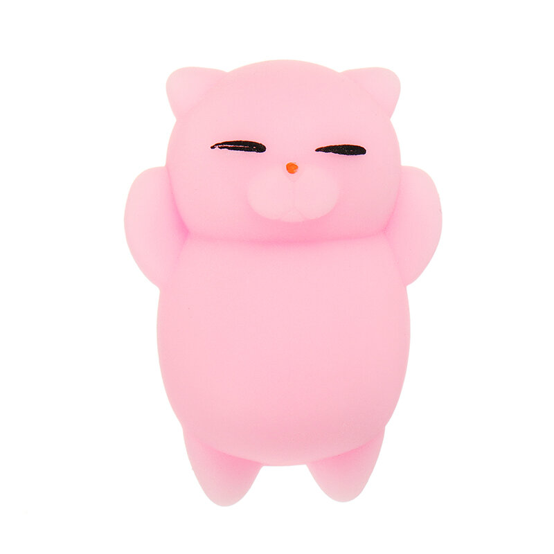 Mochi Kitten Cat Squishy Squeeze Cute Healing Toy Kawaii Collection Stress Reliever Gift Decor