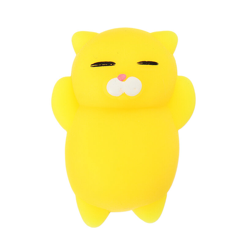 Mochi Kitten Cat Squishy Squeeze Cute Healing Toy Kawaii Collection Stress Reliever Gift Decor