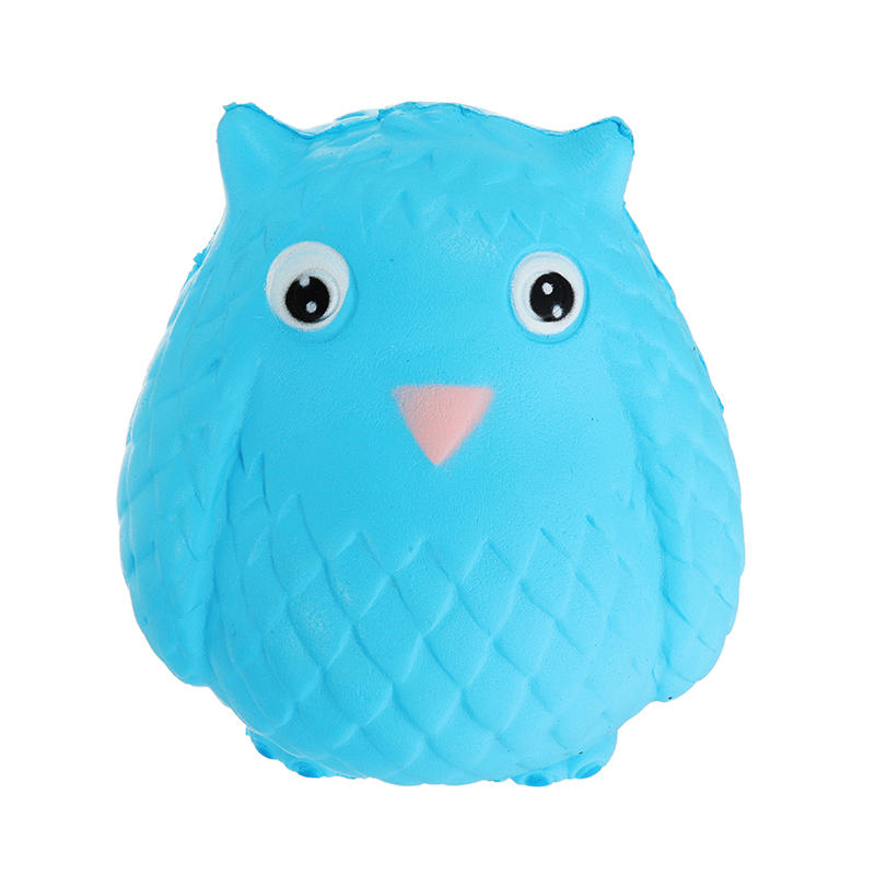 Jumbo Squishy Rainbow Owl 12cm Soft Slow Rising Toy With Original Packing COD