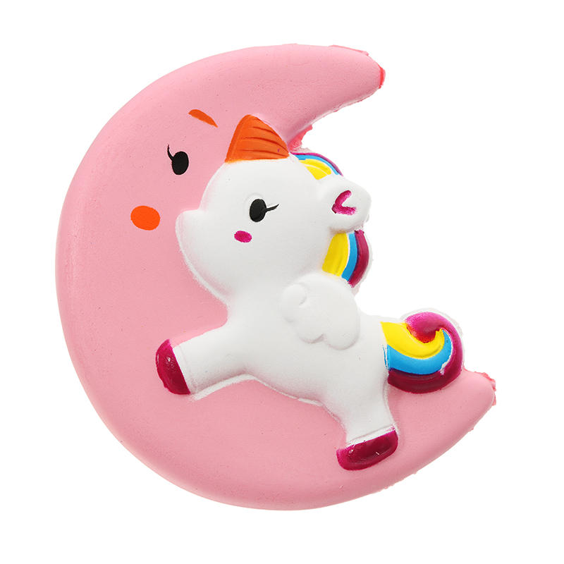 Cartoon Unicorn Moon Pegasus Squishy 11cm Slow Rising Collection Gift Toy COD